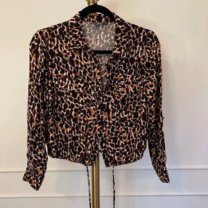 Leopard Print Top/Jacket